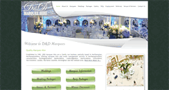 Desktop Screenshot of ddmarquees.co.uk