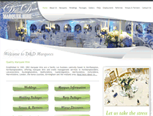 Tablet Screenshot of ddmarquees.co.uk